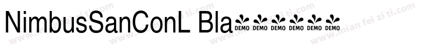 NimbusSanConL Bla字体转换